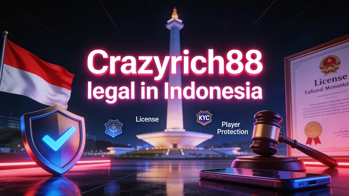 Apakah CrazyRich88 Legal dan Aman di Indonesia? — crazyrich88 di Indonesia