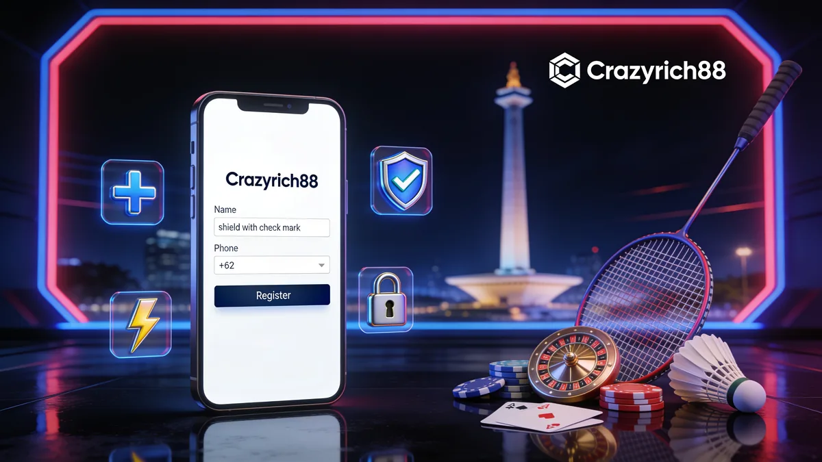 Cara Login ke CrazyRich88: panduan crazyrich88 untuk pemain di Indonesia